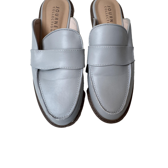 Journee Collection Shoes Womens Size 8.5 Miycah Loafer Slip On Platform Comfort - Picture 2 of 13